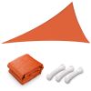 25 ft Equilateral Triangle Sun Shade Sail, gorgeous color to attract attention