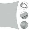 Decorative & Effective Shading - 23x22 ft Rectangle Triangle Sun Shade Sail