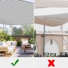 Decorative & Effective Shading - 25 ft Equilateral Triangle Sun Shade Sail