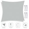 Decorative & Effective Shading - 23x22 ft Rectangle Triangle Sun Shade Sail