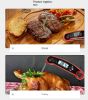 Folding style food thermometer
