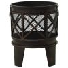 Rustic-style fire pit