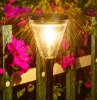 Solar outdoor courtyard garden with decorative light-controlled lawn lights