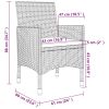 Stylish patio dining set 1 x Table4 x Chair4 x Seat cushion