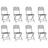 9 Pieces Patio Dining Set: Patio furniture set consists of 1 table, 8 chairs and 8 removable seat cushions.