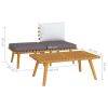 Garden lounge set with cushions