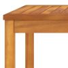 Solid acacia wood frame 4 piece patio lounge set