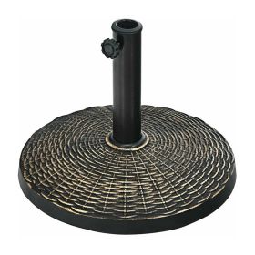 Outdoor Garden Pool Heavy Duty Round Umbrella Base (Color: Bronze A)