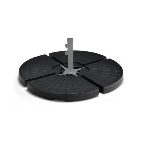 Outdoor Lawn Backyard Patio Moving Umbrella Base (Color: Black)