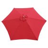 9FT 6 Rib Umbrella Cover Replacement