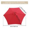9FT 6 Rib Umbrella Cover Replacement